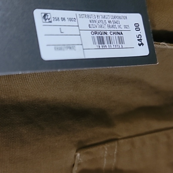 Chic Tan Utility Jacket with Black Collar - Picture 9 of 12